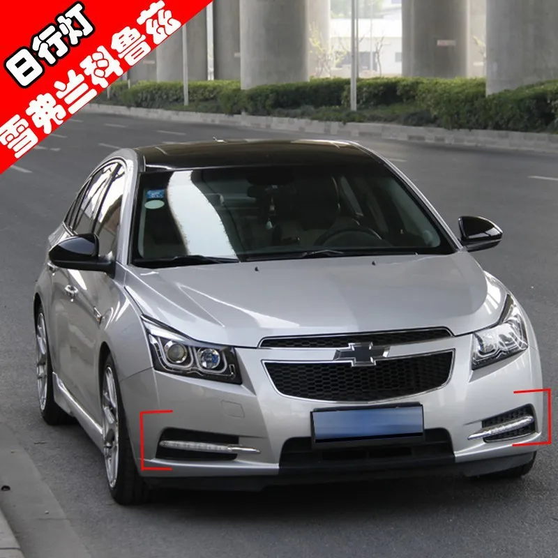 

OsMrk LED drl daytime running lights Benz style DRL for Chevrolet Cruze 2009-2012 1:1 replacement fog lamp light