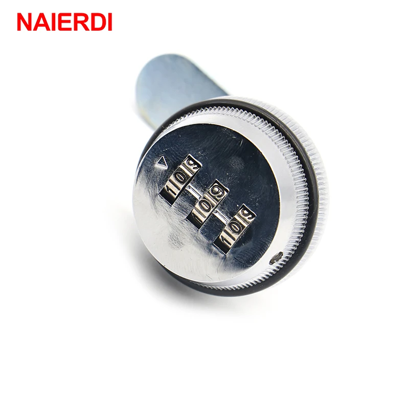 5 шт. кодовый замок NAIERDI черный/серебристый сплав цинка замки с паролем