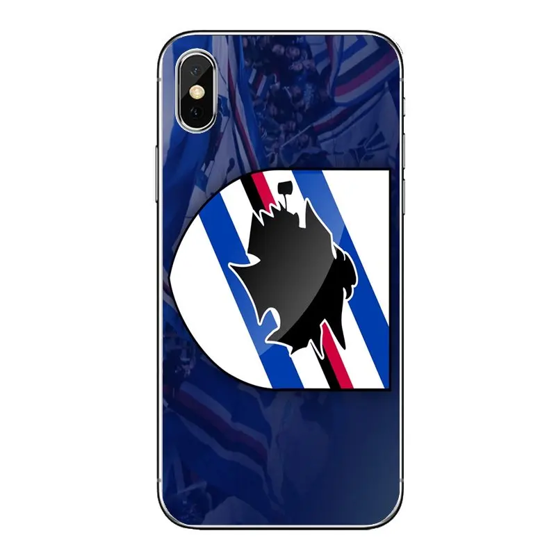 For Xiaomi Mi A1 A2 5X 6X 8 lite SE Pro Max Mix 2 2S 3 Mi5 Mi5S Sampdoria Genua Football Logo Soft Transparent Cases Covers |