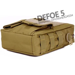 Molle Satchel Messenger Shoulder Crossbody School Leisure Bag Army Travel Hiking Camping Fly Fishing Hunting Equipment Wholesale | Багаж и