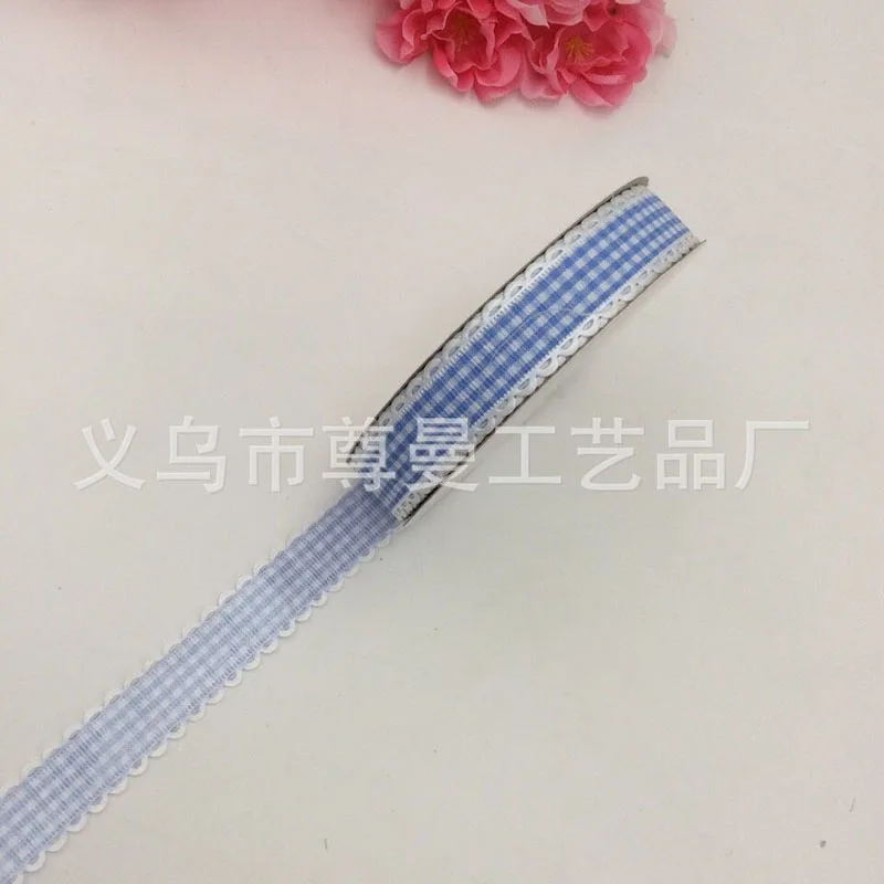 Клетчатая кружевная лента для ногтей DIY ремесла 2 см ультразвуковая тисненая