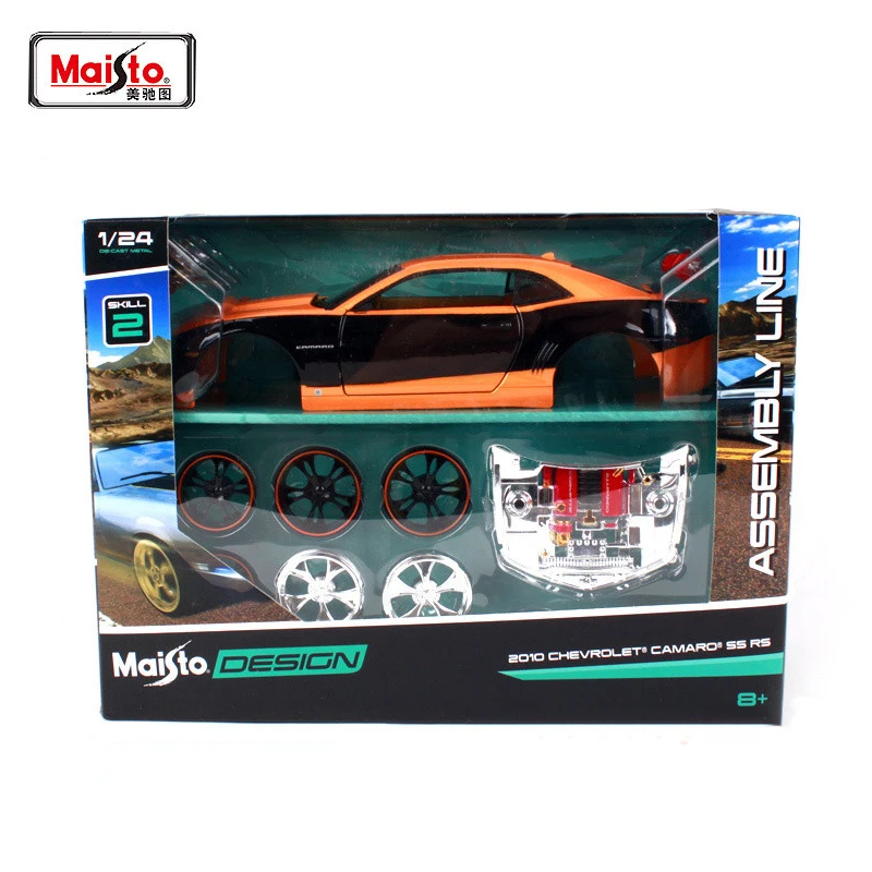 Maisto 1:24 2010 CAMARO SS RS Assembly DIY Diecast Model Car Kit Toy Kids Gifts New In Box Free Shipping | Игрушки и хобби