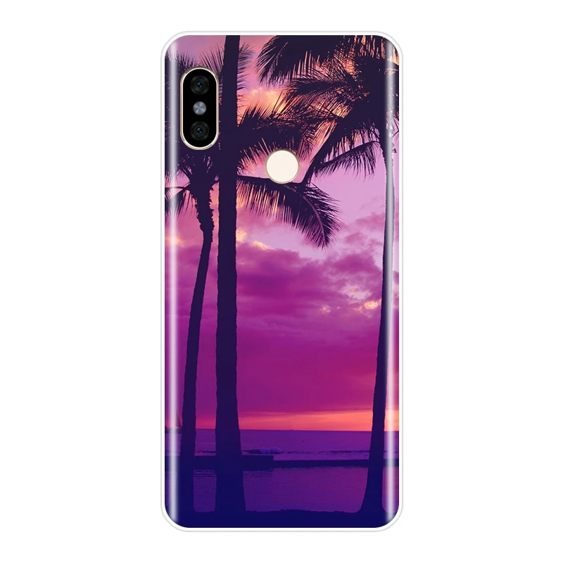 Силиконовый чехол для телефона Xiaomi Redmi S2 6A 5 Plus 4A Beach Sky мягкая задняя крышка Pocophone F1