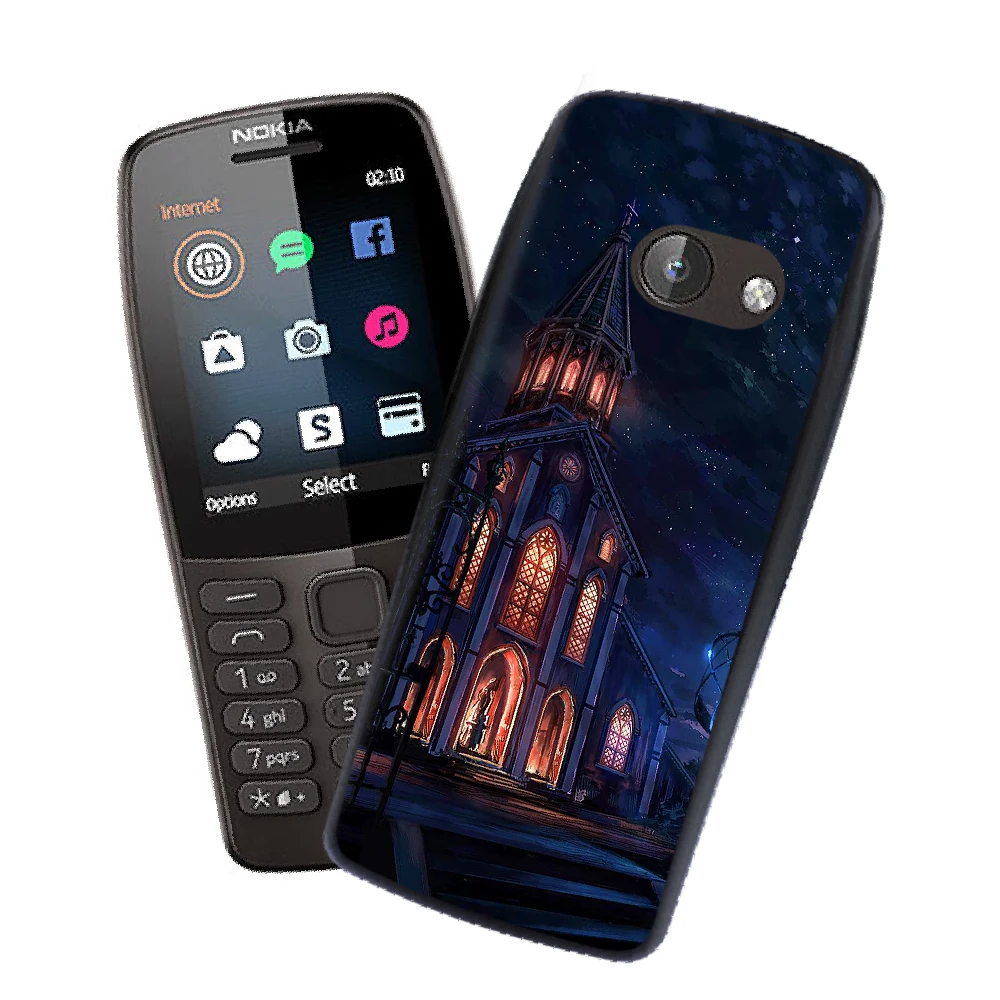 Personalized phone case For Nokia 210 Soft Silicone customized Print Case For Nokia 210 name custom Flip Cover