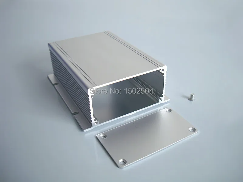 

Aluminum enclosure with panel power shell electronics pcb project box DIY 88*40*110mm NEW silver wall mounting box