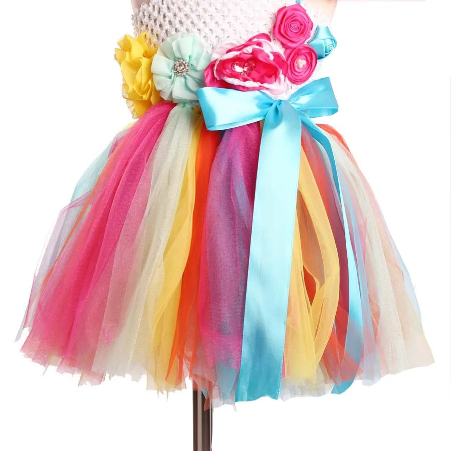 Candy Bright Color Girls Tutu Dress with Headband Spring Summer Short for Photography Prop Birthday Party TS097 | Детская одежда и