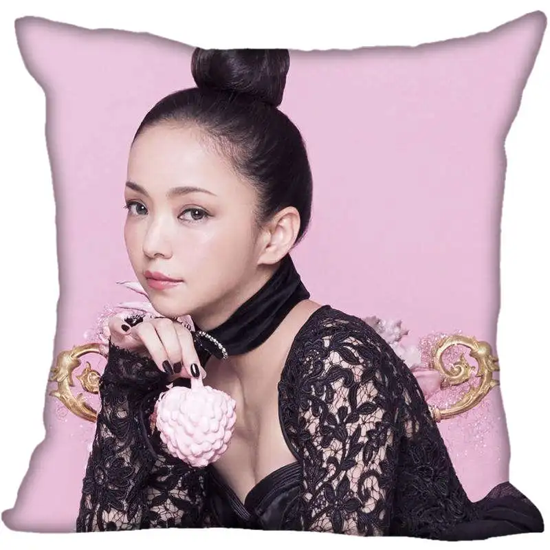 Индивидуальная квадратная наволочка Namie Amuro с рисунком, Мягкая Наволочка на молнии, 1 шт. Наволочка на заказ, больше размеров, a1949 - Цвет: 24