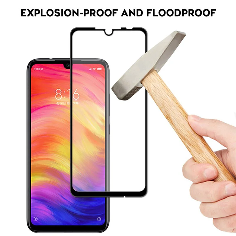 9H Взрывозащищенная защита экрана от царапин Закаленное стекло для Xiaomi Redmi Note 7
