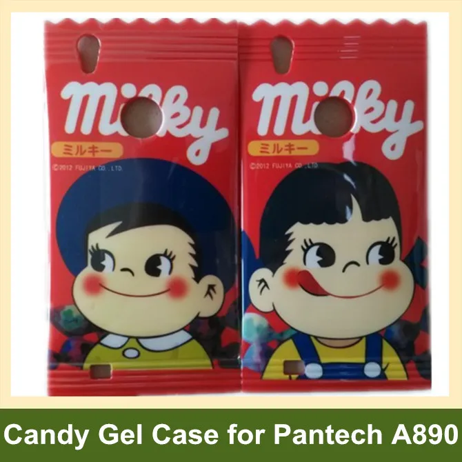 Чехол для Pantech VEGA A890 с милым мультяшным рисунком конфетный чехол мягкий гелевый