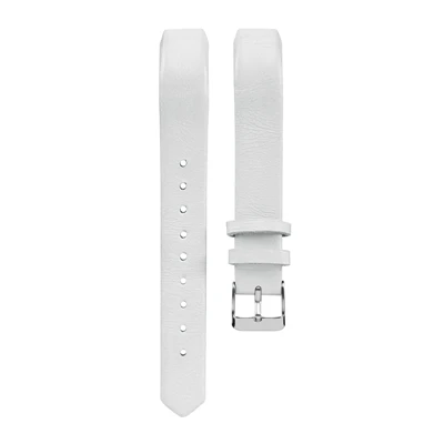 white Ollivan Высокое качество мягкий кожаный ремешок замена ремешок для Fitbit Alta/Alta HR умный Браслет ремешок - Цвет: white