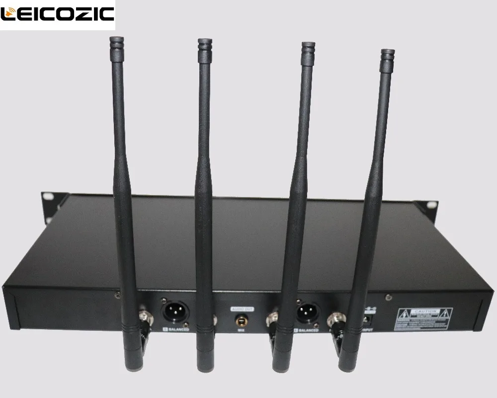 Leicozic 615-820 МГц профессиональный беспроводной микрофон Система ATX118D беспроводной микрофон Microfoon истинное разнообразие микрофона для сцены