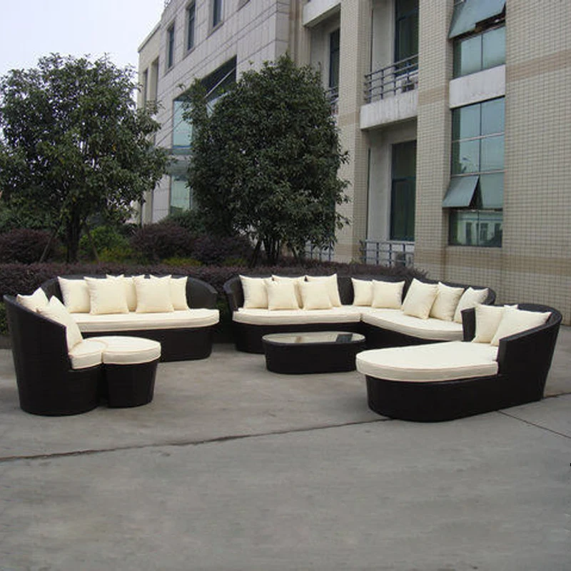 8 шт. роскошный пляжный диван для курорта мебель пасторализма домашний/наружный