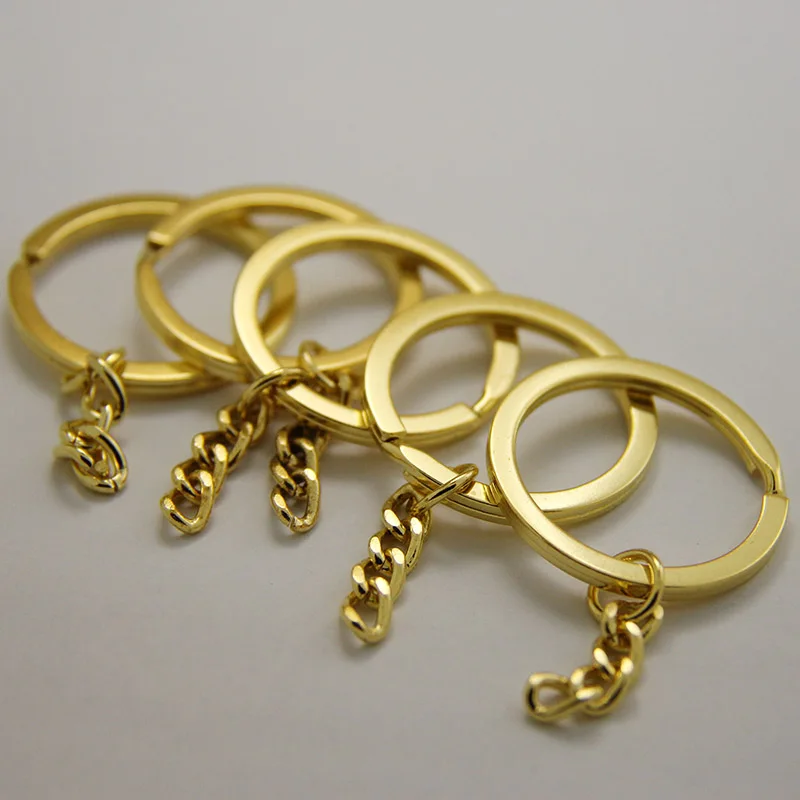 Оптовая продажа 5000 шт./лот металлические кольца для ключей античная бронза