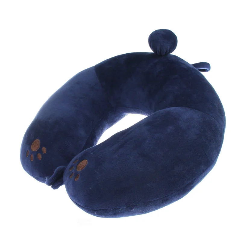 Navy Neck pillow Дорожная подушка для шеи u-образная унисекс подушка для шеи самолет офисная подушка для обеда подушка для шеи аксессуары для путешествий - Цвет: Navy Neck pillow
