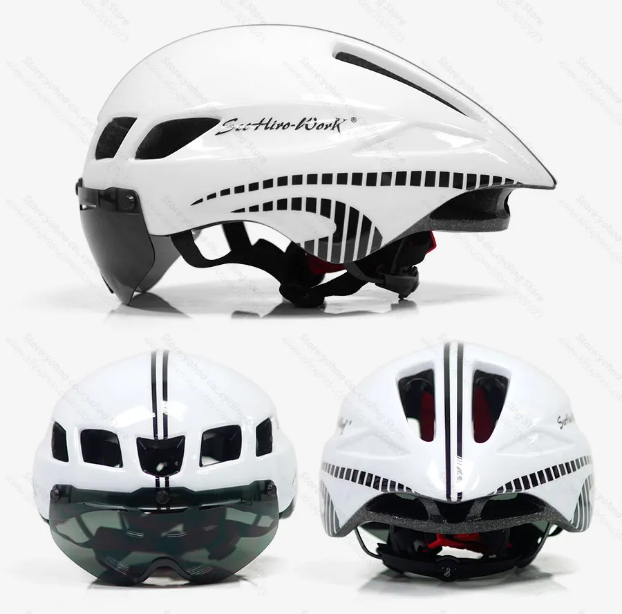 Велосипедный шлем для мужчин Casco Ciclismo дорожный mtb горный велосипед Триатлон tt велосипедный шлем линзы очки equipe capacete da bicicleta