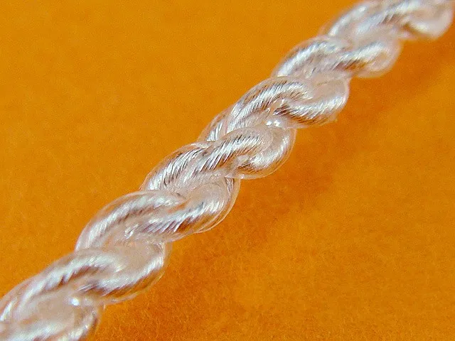 Мягкий посеребренный однокристальный медный твист линия 4 деление мягкий