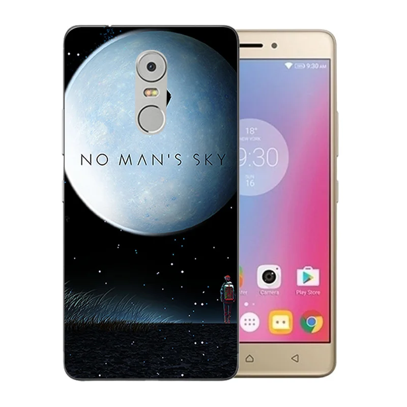 5.5 inch For Lenovo K6 Note Case Silicon Vibe Cover Space World Pattern Soft Capa for K53 A48 Protector Shell |