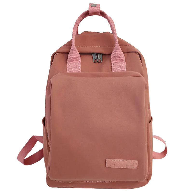 red Модный Милый Рюкзак tote женские школьные сумки для девочек-подростков каваи нейлоновый рюкзак женская роскошная сумка студенческая книга harajuku - Цвет: red