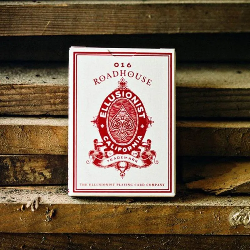 Roadhouse игральные карты от Ellusionist Magic покер отель Волшебные трюки колоды|Волшебные