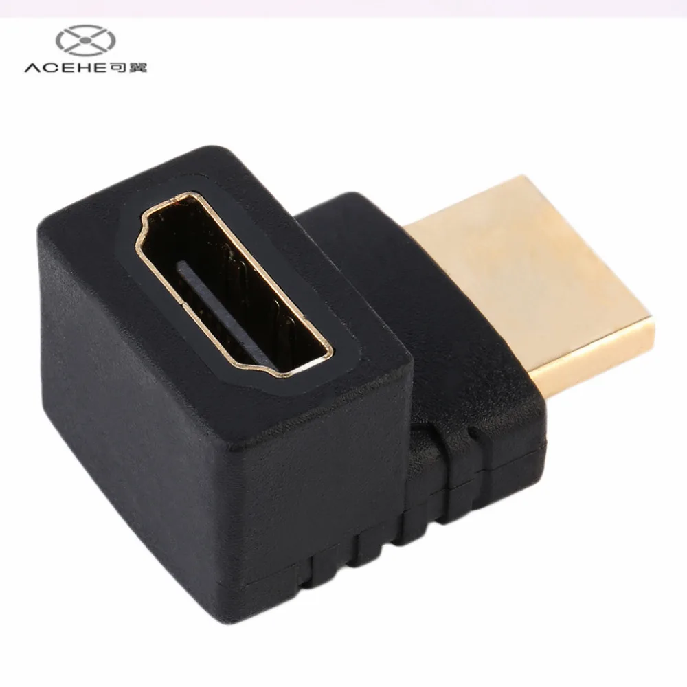 ACEHE 270 градусов прямоугольный HDMI A Мужской и Женский Кабельный соединитель