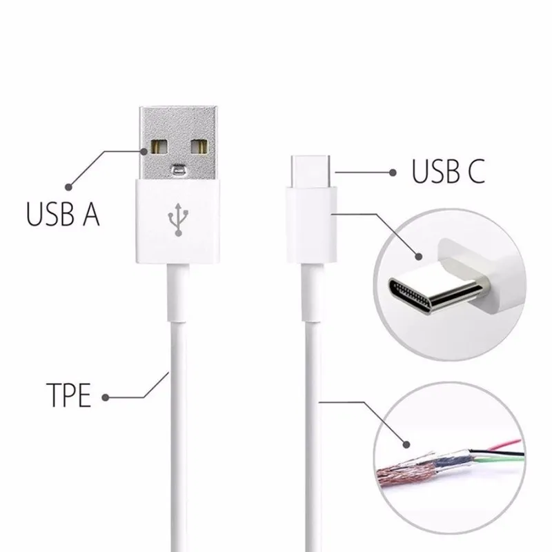 Кабель USB Tupe C, кабель для передачи данных, кабель type-C для huawei P30 Pro, samsung S10 plus, Xiaomi Ladekabel, чехол, Coque Tape C Chargeur