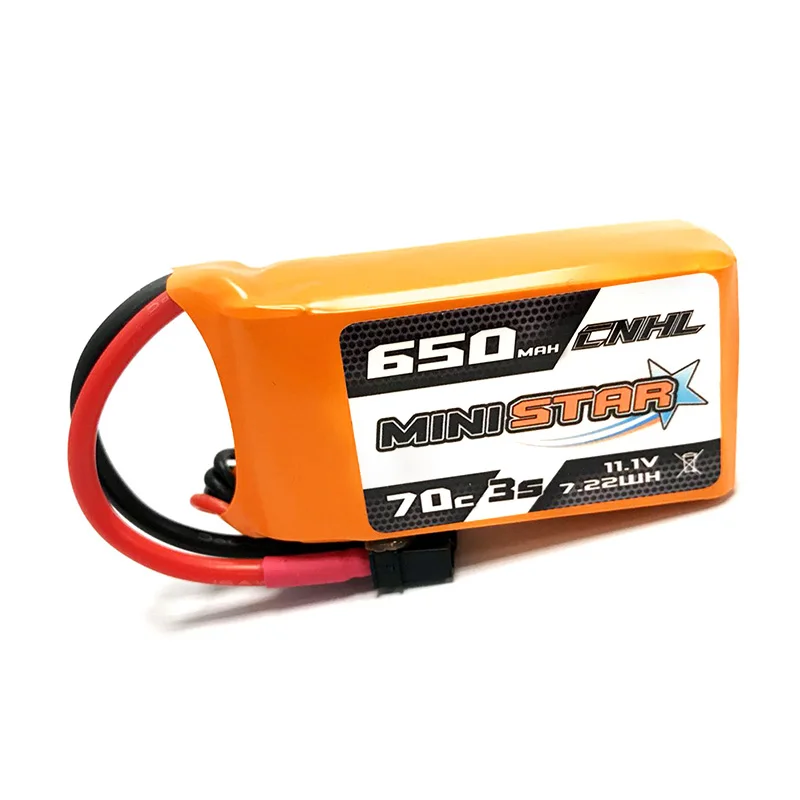 Cnhl Mini Star серии lipo Батарея 11.1 В 650 мАч 3 S 70c (макс. 140c) С xt30u плагин RC Батареи для