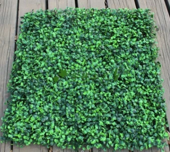 

50cmx50cm artificial plastic boxwood grass mat/sheet for garden and home decoration wedding props