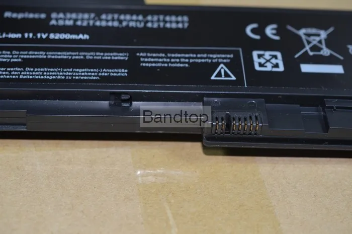 Аккумулятор для ноутбука Lenovo ThinkPad T420s 4171-A13 T420si 0A36287 42T4844 42T4845 ASM 42T4846 FRU 42T4847 6 ячеек 11