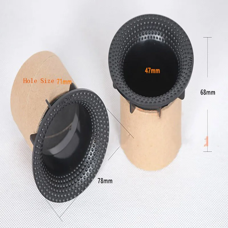 10pcs/lot Hole 71*68mm ABS material paper tube speaker guide HiFi audio accessories exhaust hole empty box body | Обустройство дома