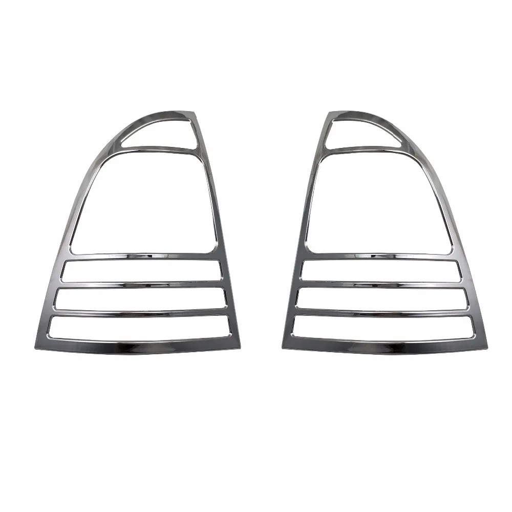 

2PCS FOR TOYOTA Fielder 2005 Chrome Car Rear Tail Lamp Light Cover Trim Exterior Taillight Frame Auto Accessories