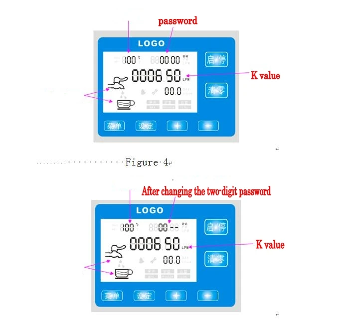 Digital display G1/2 Liquid Fuel Oil Flow Sensor Water Oil Liquid meter flowmeter totameter Quantitative controller