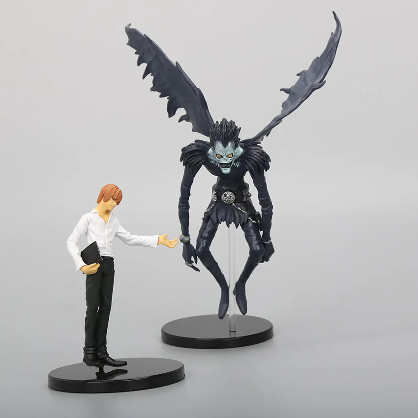 Коллекция 2021 Аниме 6 шт./компл. 24 см фигурки героев из ПВХ Death Note Ryuuku светильник