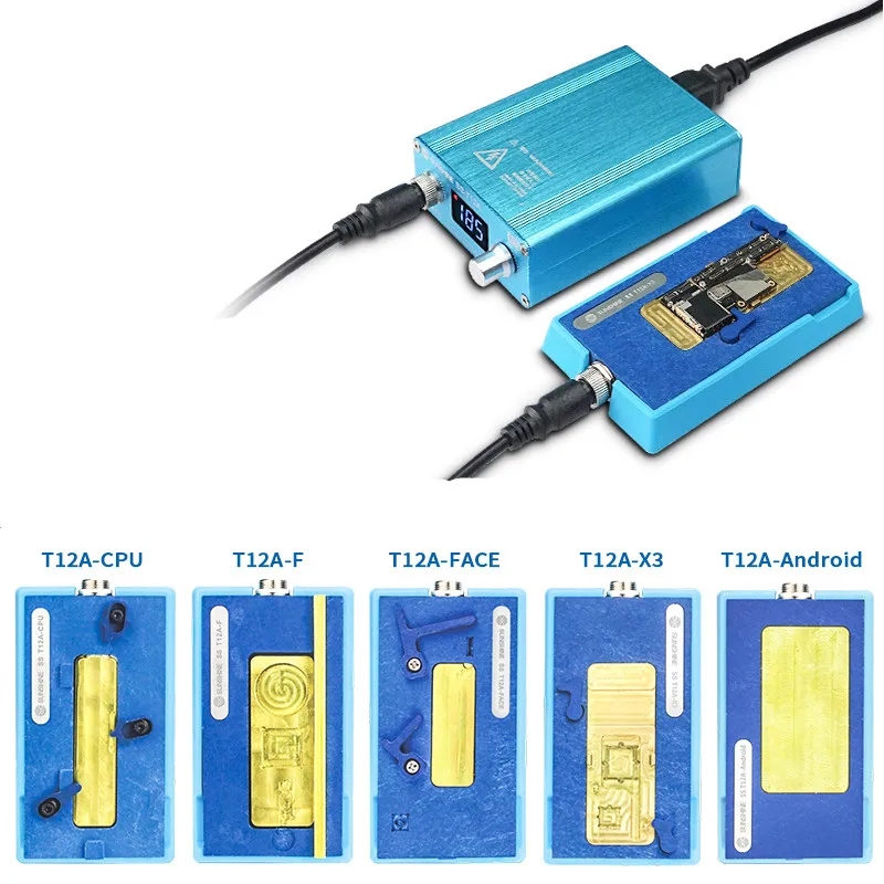 SUNSHINE SS T12A Отопление Паяльная Станция материнской платы подогреватель для IPHONE X/XS