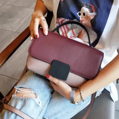 Винтажные модные сумки из натуральной кожи женская сумка на плечо элегантные