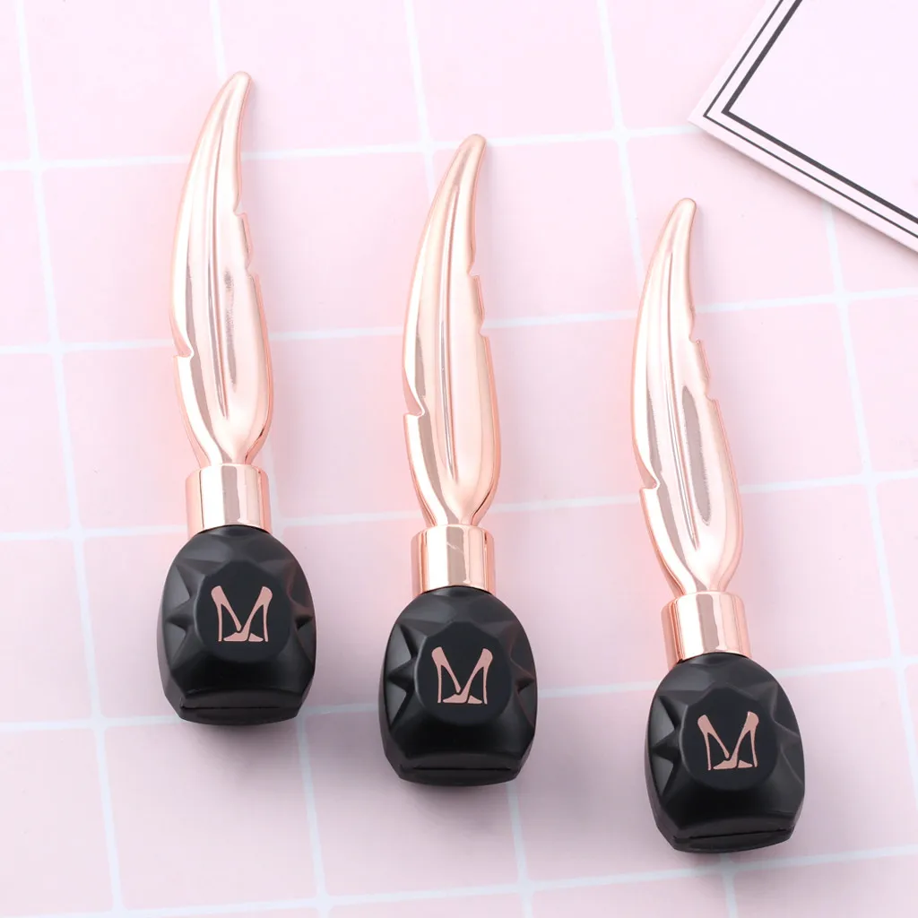 Подводка для глаз в форме перьев 1 шт. черная жидкая подводка длительного