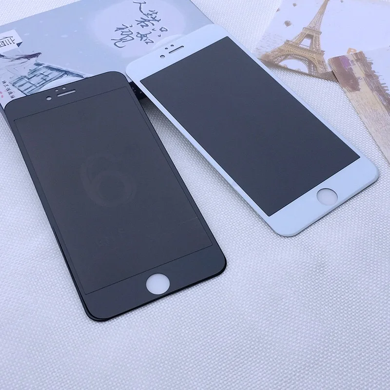 VIAERSON углеродное мягкое анти-шпионское Закаленное стекло протектор для iPhone X 6 6s