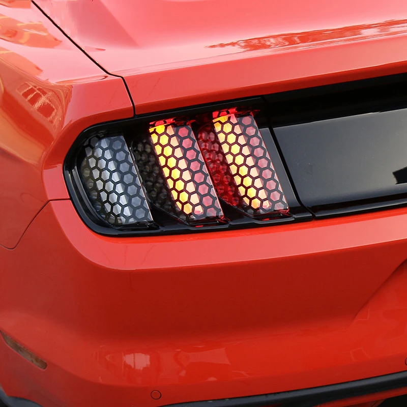 Для Ford Mustang 2015 2016 2017 украшение сотовый в виде пчелиных сот с Стиль крышка паста