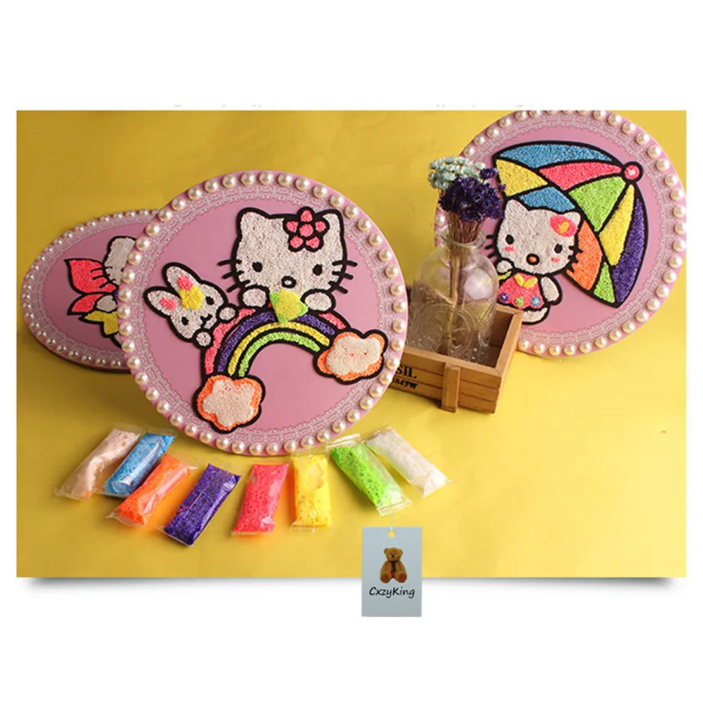 Игровой набор теста для лепки с жемчугом 8 цветов глина рукоделия умный пластилин