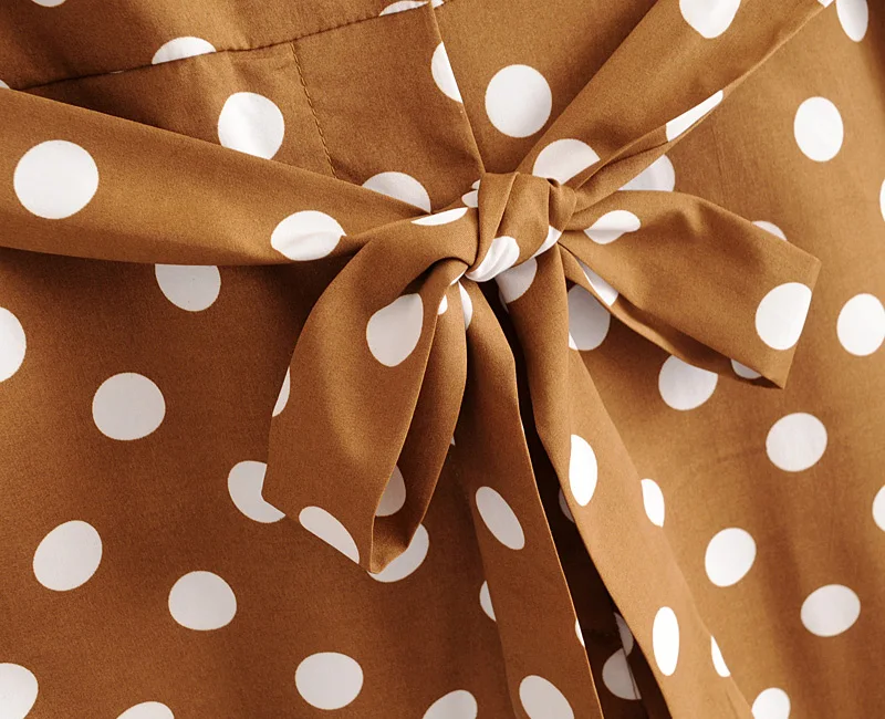 Летний комбинезон 2018 повседневный Свободный с широкими штанинами в горошек