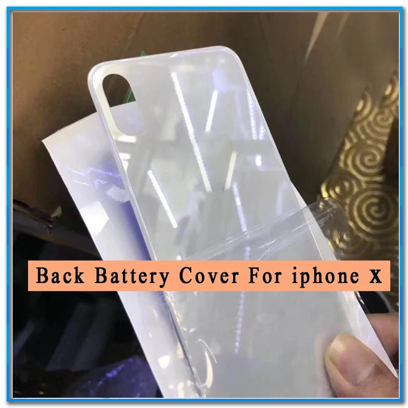 10 шт. для iPhone XS XR оригинальная задняя крышка XSMAX батареи стекла корпус чехол +