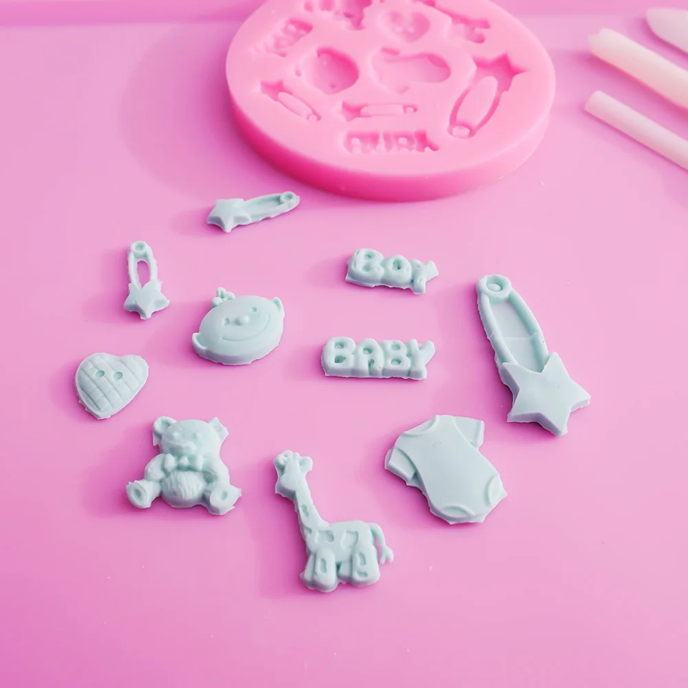 Новинка 2019 практичная 3D Силиконовая форма булавка детское мыло помадка шоколад
