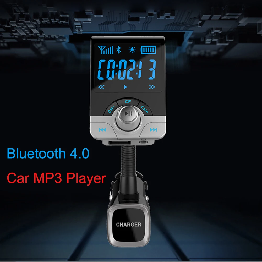 JINSERTA, fm-передатчик, Bluetooth, FM модулятор, USB, быстрая зарядка, Handsfree, автомобильный комплект, 1,4 дюймов, MP3 плеер, TF, USB флеш-накопитель, воспроизведение музыки