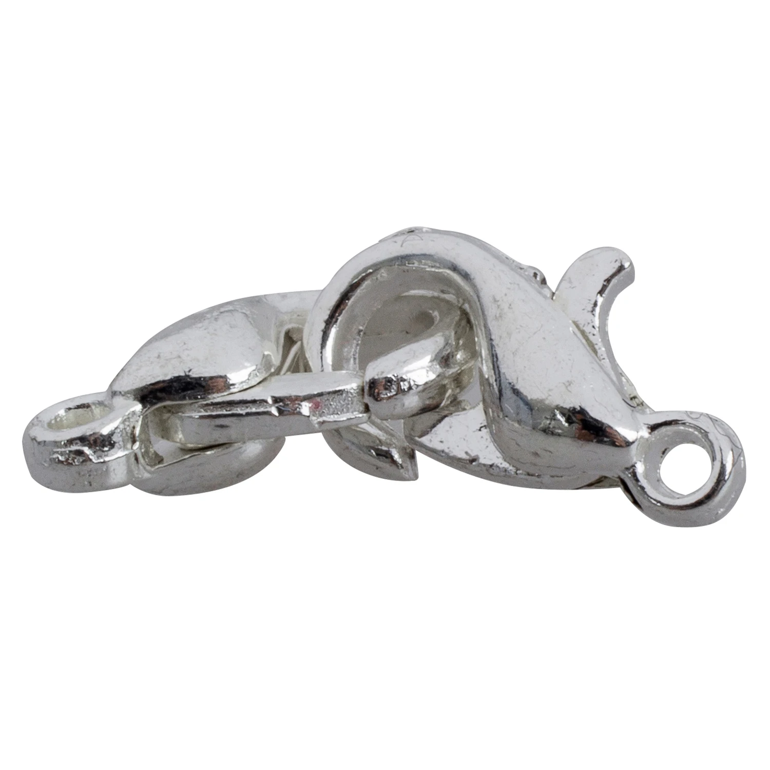 Cheapest 100 Silver Plated Lobster Clasps Findings 10x6mm |
