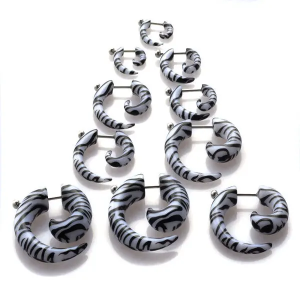 (Можно смешивать) оптовая продажа 40 шт./лот леопардовой расцветки спиральные