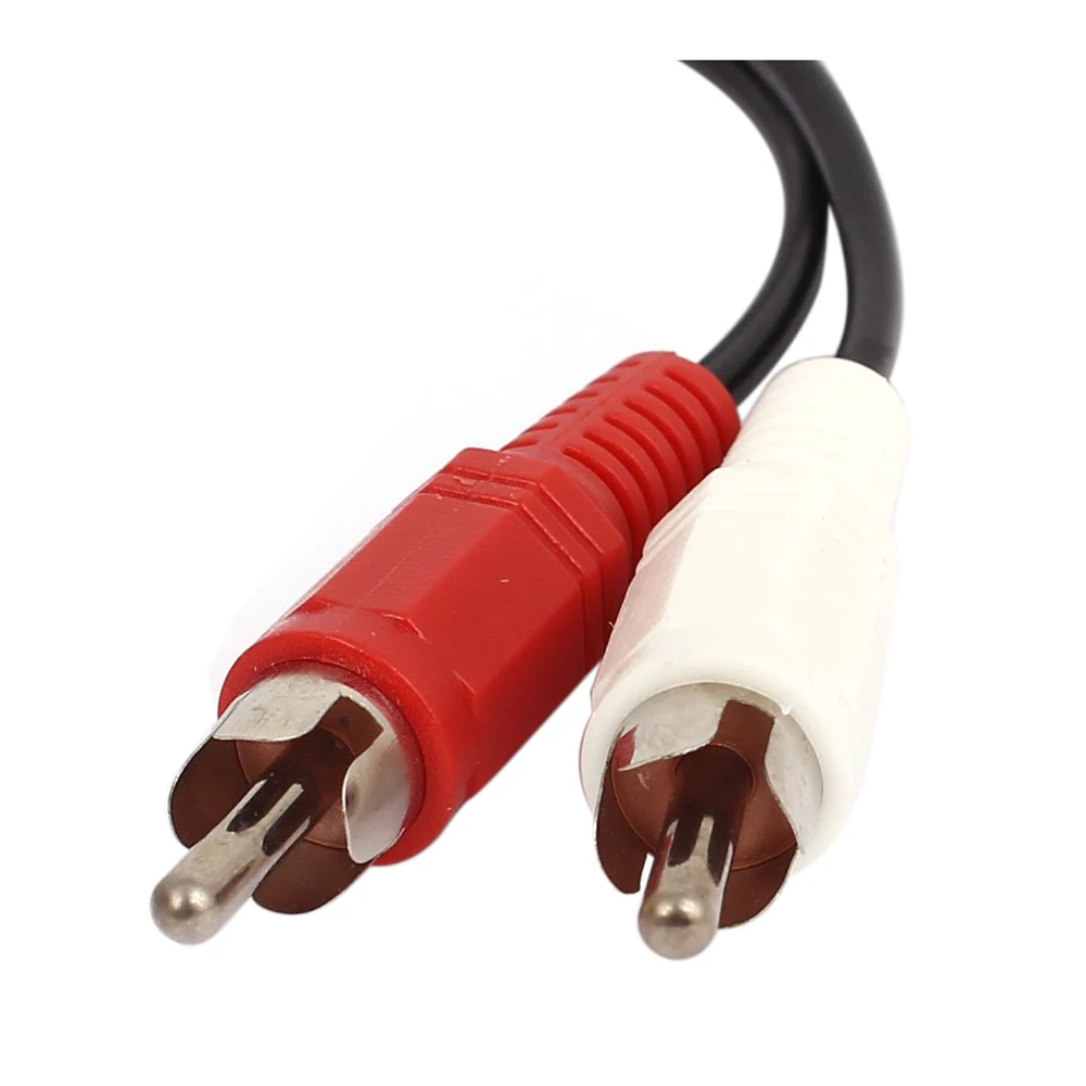 Верхний 3 5 мм стерео Женский 2 RCA Мужской AV кабель вспомогательный аудио адаптер