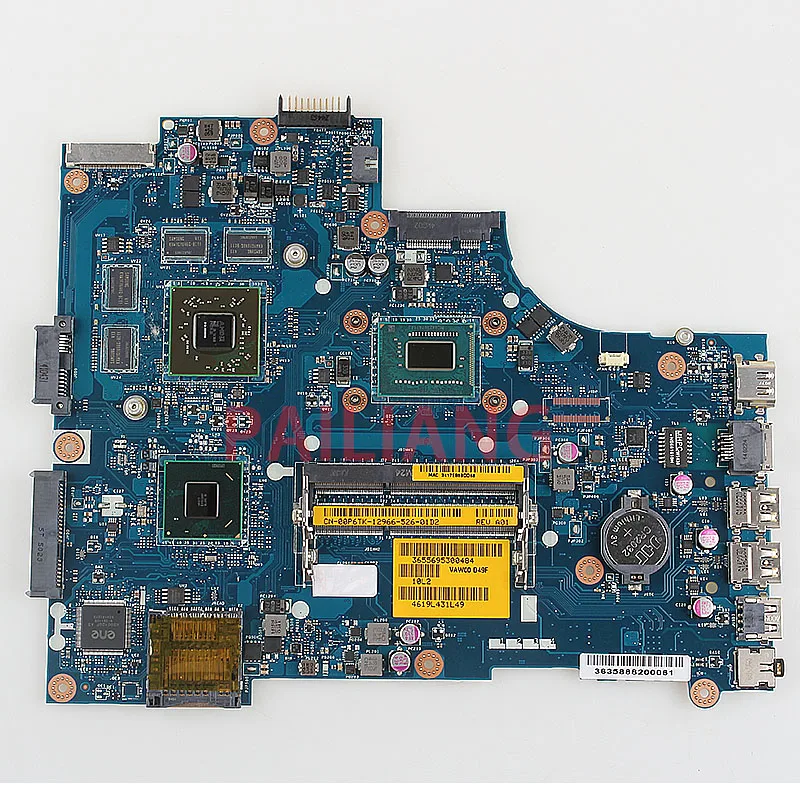 Pailiang материнская плата для ноутбука DELL 15R 3521 5521 I3 PC материнская плата CN-00P6TK 00P6TK VAW00 LA-9101P LA-9104P полный tesed DDR3