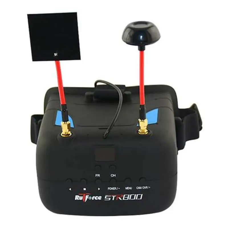 

Rutforce Str800 5,8G 40 каналов разнообразия двойной получать очки FPV очки 800 x 480px Дисплей Raceband встроенный DVR