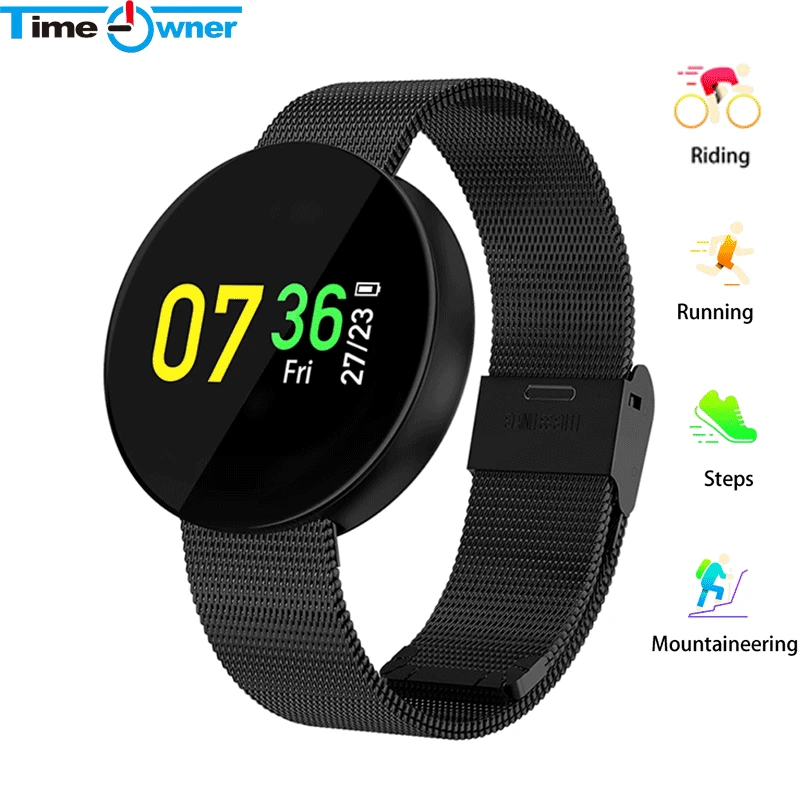 TimeOwner CF008 Smart Band Цвет Экран Фитнес браслет сердечного ритма крови Давление вызова