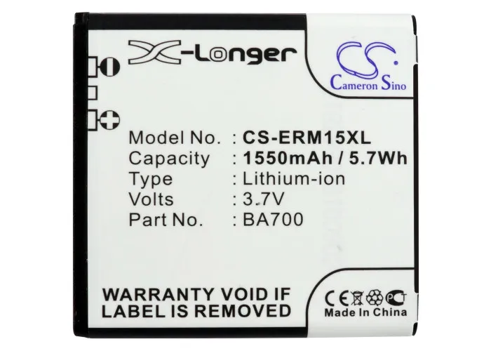 UPRADE 1550mAh батарея BA700 для Sony Ericsson C1504 C1505 C1604 C1605 MT11 MT15a MT15i MT28i ST18 ST18i ST21a ST21i ST23|Цифровые