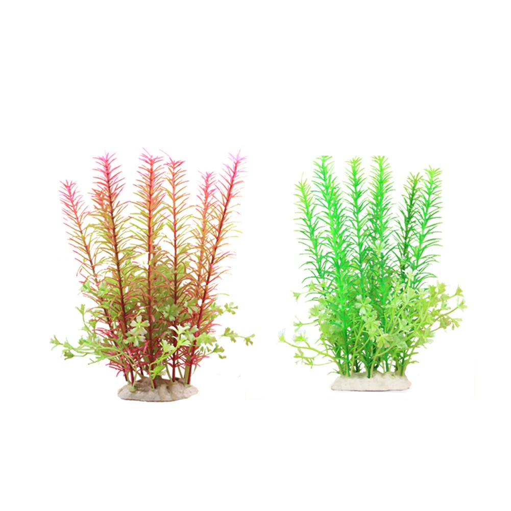 Искусственные пластиковые Подводные травы растения Fish Tank аквариумный декор